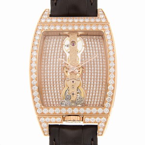 Corum BRIDGE 113.158.85-0001 GD34 Manual Wind 18kt Rose Gold & Diamonds Gold
