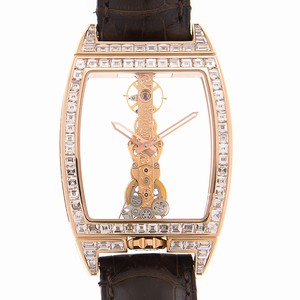 Corum GOLDEN BRIDGE 113.169.85/0002 0000 Manual Wind 18kt Rose Gold & Diamonds Transparent