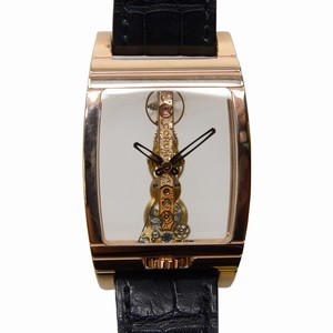 Corum BRIDGE 113.550.55-0001 000R Manual Wind 18kt Rose Gold Transparent Skull