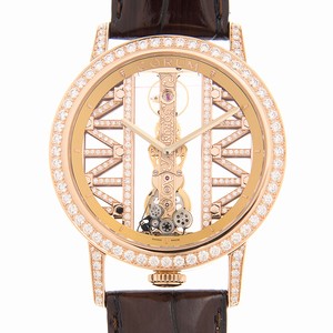 Corum BRIDGE 113.901.85/0F02 GG85R Manual Wind 18kt Rose Gold & Diamonds Transparent Skull