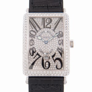 Franck Muller LONG ISLAND 1150 SC D CD (OG) Automatic 18kt White Gold & Diamond Silver