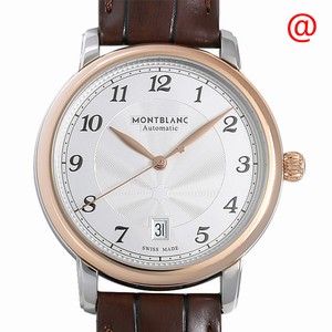 Mont Blanc STAR LEGACY 117577 Automatic 18kt Rose Gold & Steel Silver