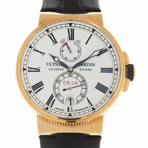 Ulysse Nardin MARINE 1186-122/40 Automatic 18kt Rose Gold White