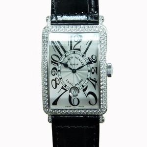 Franck Muller LONG ISLAND 1200 SC DT D (OG) Automatic 18kt White Gold & Diamond Silver