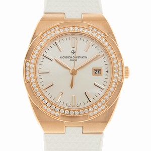 Vacheron Constantin OVERSEAS 1205V/000R-B592  Quartz 18kt Rose Gold & Diamonds Silver