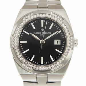 Vacheron Constantin OVERSEAS 1205V/100A-B591 Quartz Stainless Steel & Diamonds Black