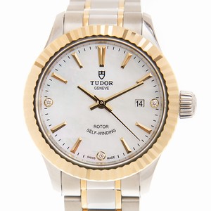 Tudor STYLE 12113-65013-369DI-NCWT Automatic 18kt Gold & Steel White