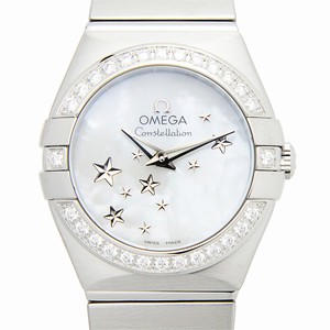Omega CONSTELLATION 123.15.24.60.05.003 Quartz Stainless Steel & Diamonds White