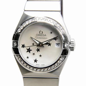 Omega CONSTELLATION 123.15.27.20.05.001 Automatic Stainless Steel & Diamonds White