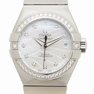 Omega CONSTELLATION 123.15.27.20.55.002 Automatic Stainless Steel & Diamonds White