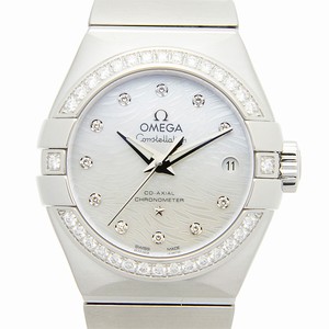 Omega CONSTELLATION 123.15.27.20.55.003 Automatic Stainless Steel & Diamonds White