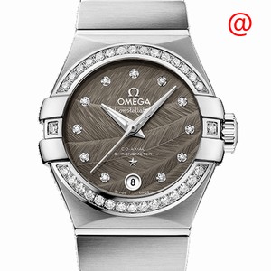 Omega CONSTELLATION 123.15.27.20.56.001 Automatic Stainless Steel & Diamonds Gray