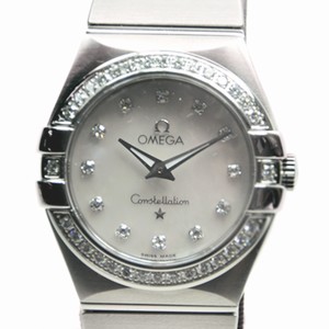 Omega CONSTELLATION 123.15.27.60.55.001 Quartz Stainless Steel & Diamonds White