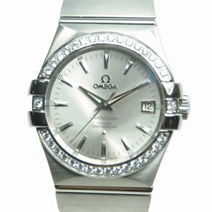 Omega CONSTELLATION 123.15.35.20.02.001 Automatic Stainless Steel & Diamonds Silver