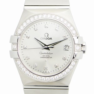 Omega CONSTELLATION 123.15.35.20.52.001 Automatic Stainless Steel & Diamonds Silver