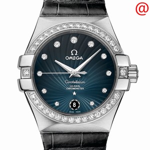 Omega CONSTELLATION 123.18.35.20.56.001 Automatic Stainless Steel & Diamonds Blue 