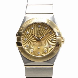 Omega CONSTELLATION 123.20.24.60.58.001 Quartz 18kt Gold & Steel Gold