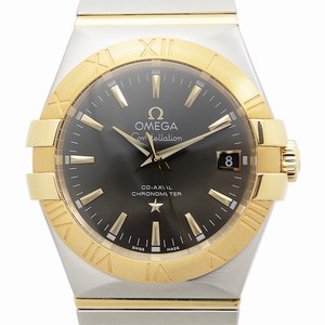 Omega CONSTELLATION 123.20.35.20.06.001 Automatic 18kt Gold & Steel Dark grey 