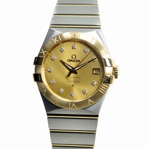 Omega CONSTELLATION 123.20.35.20.58.001 Automatic 18kt Gold & Steel Gold