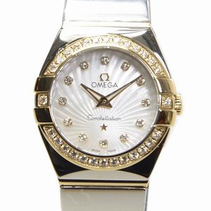 Omega CONSTELLATION 123.25.24.60.55.008 Quartz 18kt Gold & Diamond & Steel White