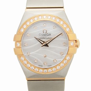 Omega CONSTELLATION 123.25.24.60.55.012 Quartz 18kt Rose Gold & Diamonds White
