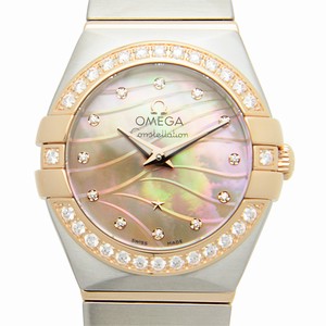 Omega CONSTELLATION 123.25.24.60.57.002 Quartz 18kt Rose Magic & Diamond Pink
