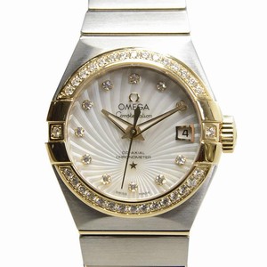 Omega CONSTELLATION 123.25.27.20.55.002 Automatic 18kt Gold & Diamond & Steel White