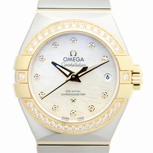 Omega CONSTELLATION 123.25.27.20.55.007 Automatic 18kt Gold & Diamond & Steel White