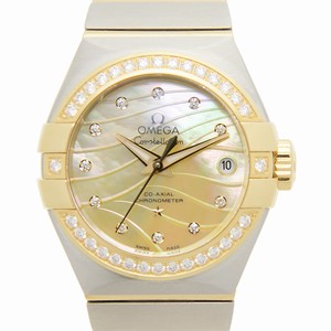 Omega CONSTELLATION 123.25.27.20.57.002 Automatic 18kt Gold & Diamond & Steel Gold