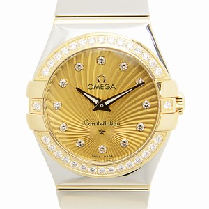 Omega CONSTELLATION 123.25.27.60.58.002 Quartz 18kt Gold & Diamond & Steel Gold