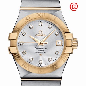Omega CONSTELLATION 123.25.35.20.52.002 Automatic 18kt Gold & Steel Silver
