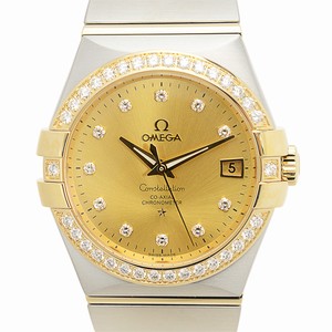 Omega CONSTELLATION 123.25.35.20.58.001 Automatic 18kt Gold & Diamond & Steel Gold