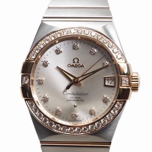 Omega CONSTELLATION 123.25.38.21.52.001 Automatic 18kt Rose Magic & Diamond Silver