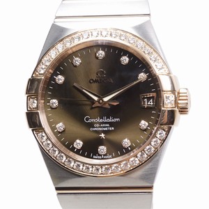 Omega CONSTELLATION 123.25.38.21.63.001 Automatic 18kt Rose Magic & Diamond Bround