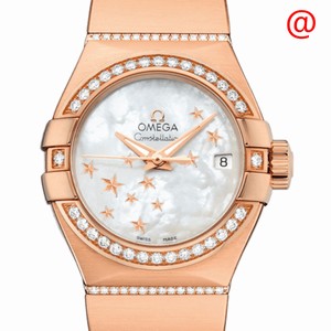 Omega CONSTELLATION 123.55.27.20.05.004 Automatic 18kt Rose Gold & Diamonds White