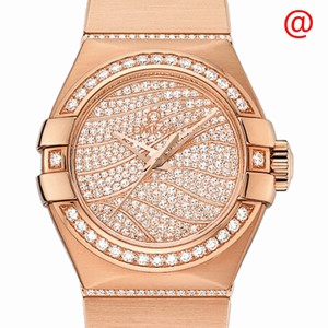Omega CONSTELLATION 123.55.27.20.55.006 Automatic 18kt Rose Gold & Diamonds Gold
