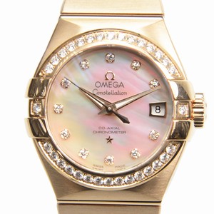 Omega CONSTELLATION 123.55.27.20.57.001 Automatic 18kt Rose Gold & Diamonds White