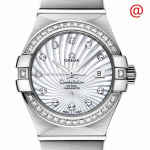 Omega CONSTELLATION 123.55.31.20.55.003 Automatic 18kt White Gold & Diamond White