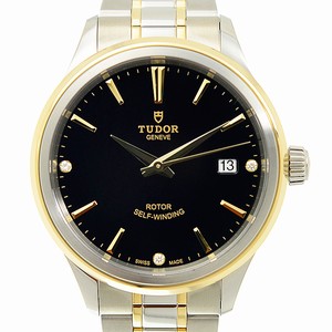 Tudor STYLE 12503-65053-369DI-BK Automatic Gold & Steel Black