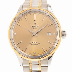 Tudor STYLE 12503-65053-369DI-CH Manual Wind PVD Gold Gold