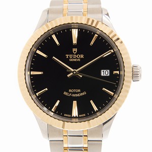 Tudor STYLE 12513-65053-BK Automatic 18kt Gold & Steel Black