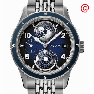 Mont Blanc 1858 125567 Automatic Titanium Blue 