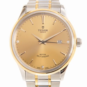Tudor  12703-65053-369DI-CH Automatic 18kt Gold & Steel Gold