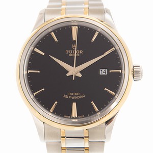 Tudor STYLE 12703-65073-BK Automatic 18kt Gold & Steel Black