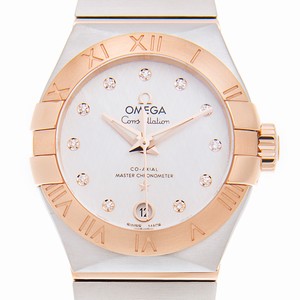 Omega CONSTELLATION 127.20.27.20.52.001 Automatic 18kt Rose Gold & Steel Silver