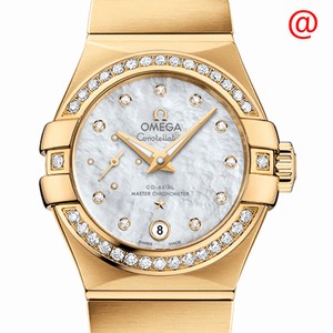 Omega CONSTELLATION 127.55.27.20.55.002 Automatic 18kt Gold & Diamond White