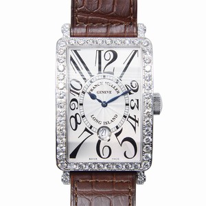 Franck Muller LONG ISLAND 1300 SC DT DP (OG) Automatic 18kt White Gold & Diamond Silver