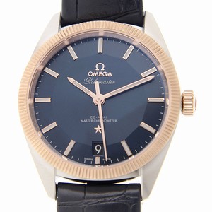 Omega CONSTELLATION 130.23.39.21.03.001 Automatic 18kt Rose Gold & Steel Blue 