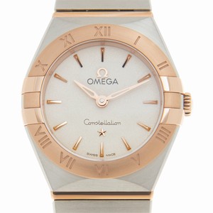 Omega CONSTELLATION 131.20.25.60.02.001 Quartz 18kt Rose Gold & Steel Silvery & White