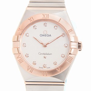 Omega CONSTELLATION 131.20.28.60.52.001 Quartz 18kt Rose Gold & Steel Silver